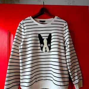 Bananna Republic Striped Sweatshirt New with Tickets